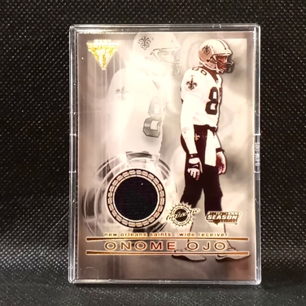 Onome Ojo - Authentic Game Jersey - 2001 Titanium Trading Card